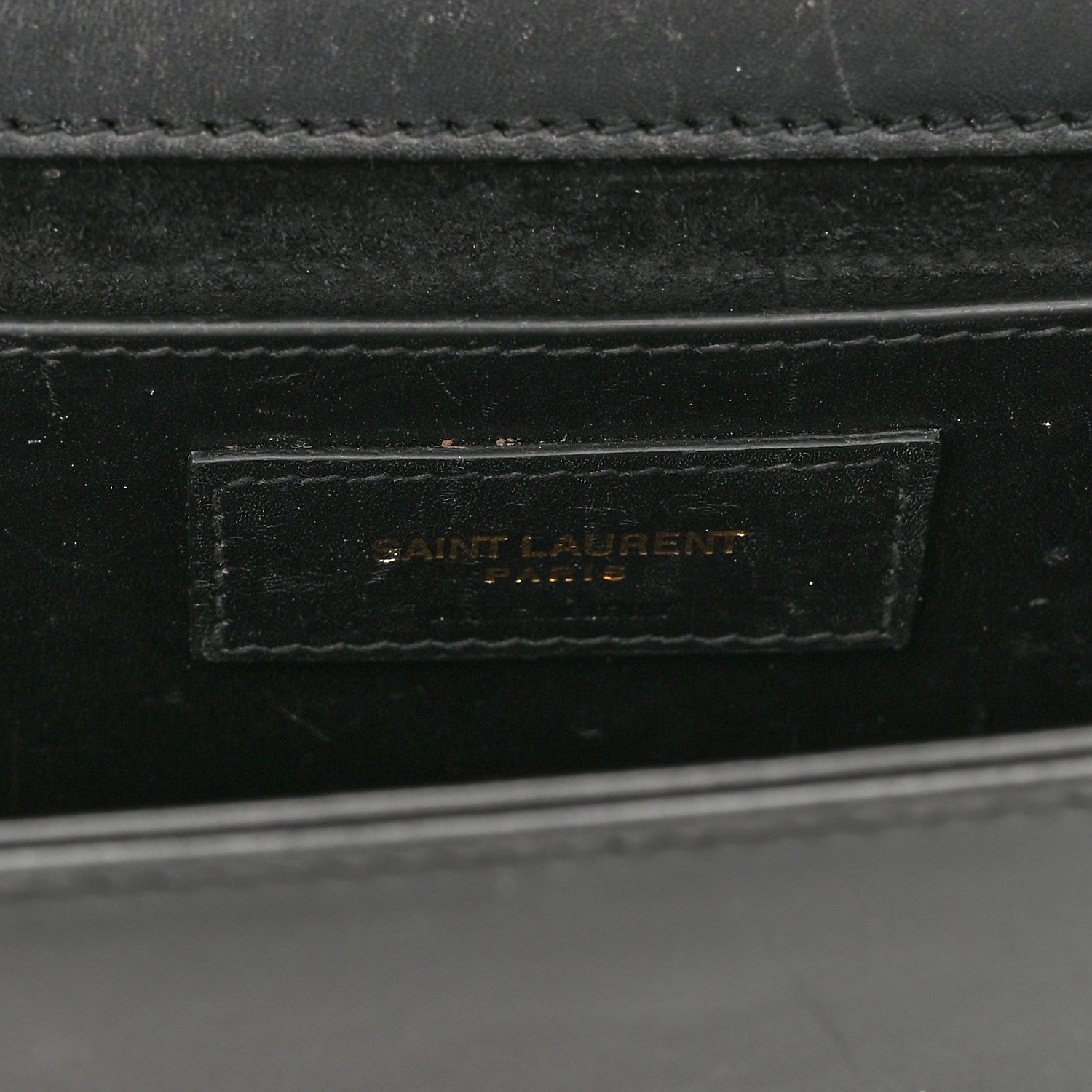 Saint Laurent Calfskin Small Classic Monogram Kate Tassel Satchel Black 7 of 11