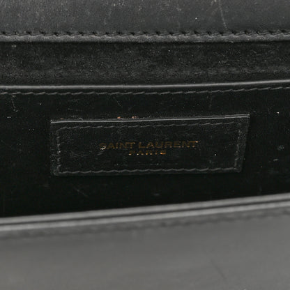 Saint Laurent Calfskin Small Classic Monogram Kate Tassel Satchel Black 7 of 11