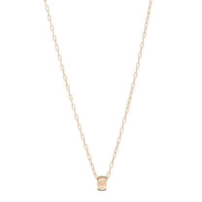 Pomellato 18K Rose Gold Diamond Iconica Pendant Chain Necklace 1 of 4