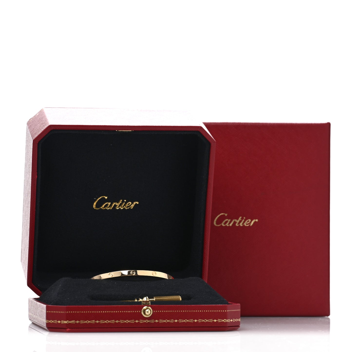 18K Yellow Gold Small LOVE Bracelet 16