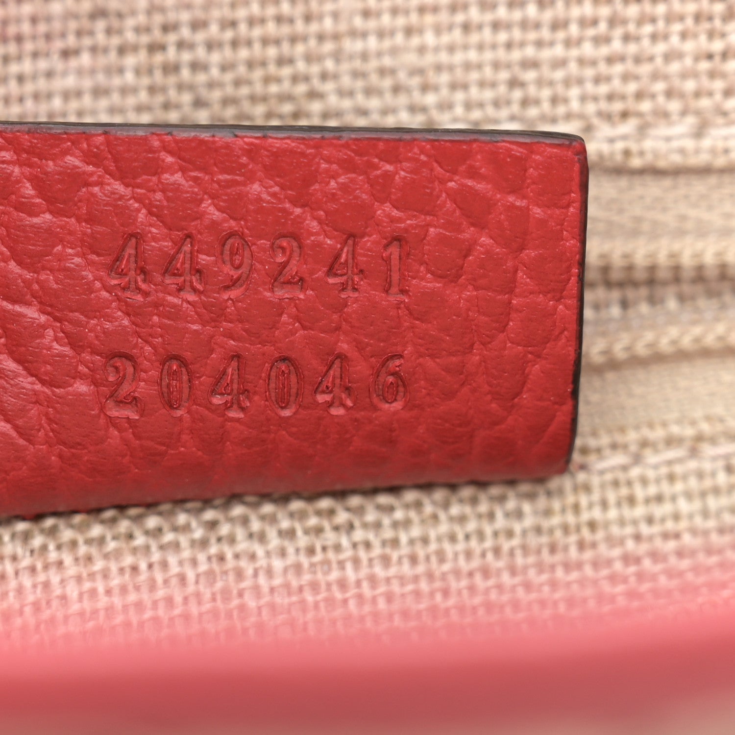 Gucci Monogram Small Bree Tote Red 7 of 13