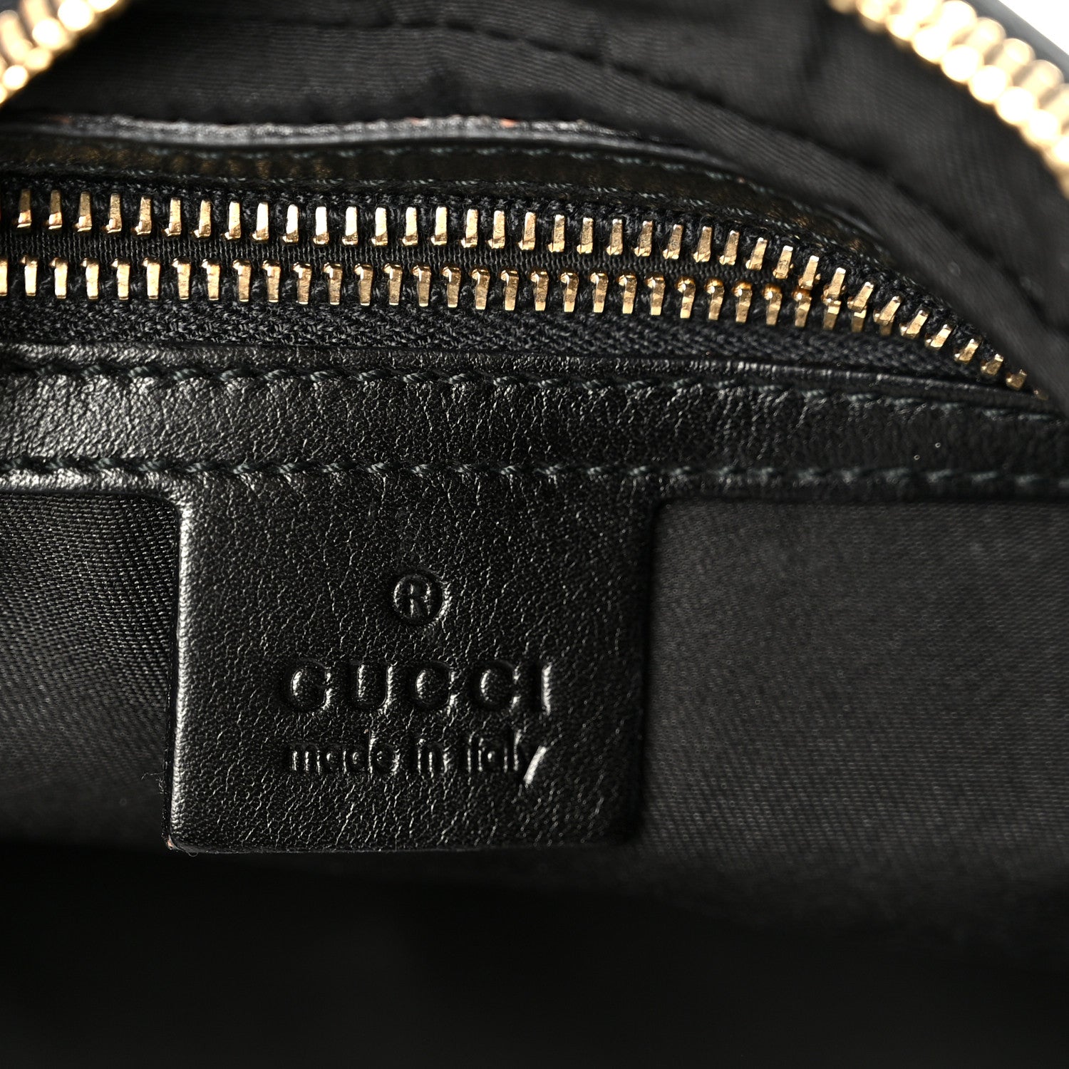 Gucci Monogram Medium Charmy Hobo Black 6 of 11