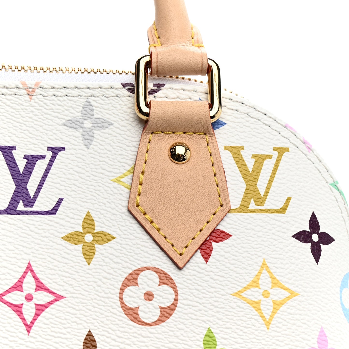 LV x TM Monogram Multicolor Alma BB White