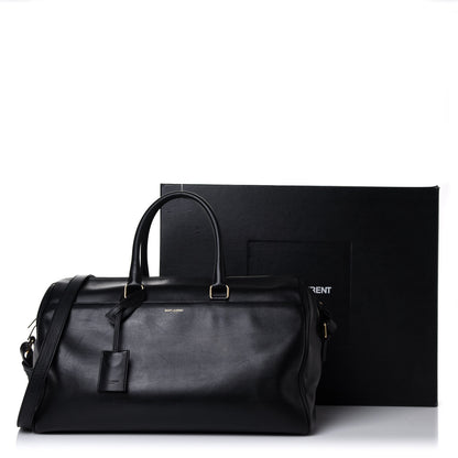 Saint Laurent Calfskin Classic Duffle 12 Black 18 of 18