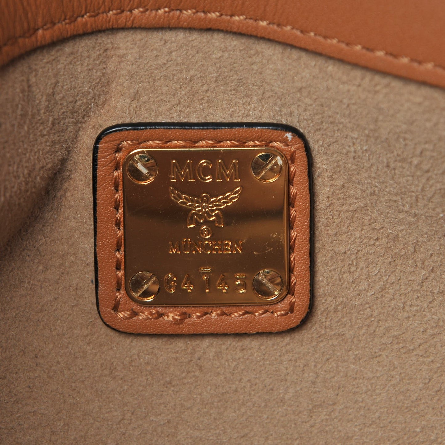 Visetos Small Millie Crossbody Bag Cognac