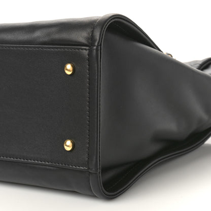Chanel Calfskin Small Deauville Tote Black 10 of 11