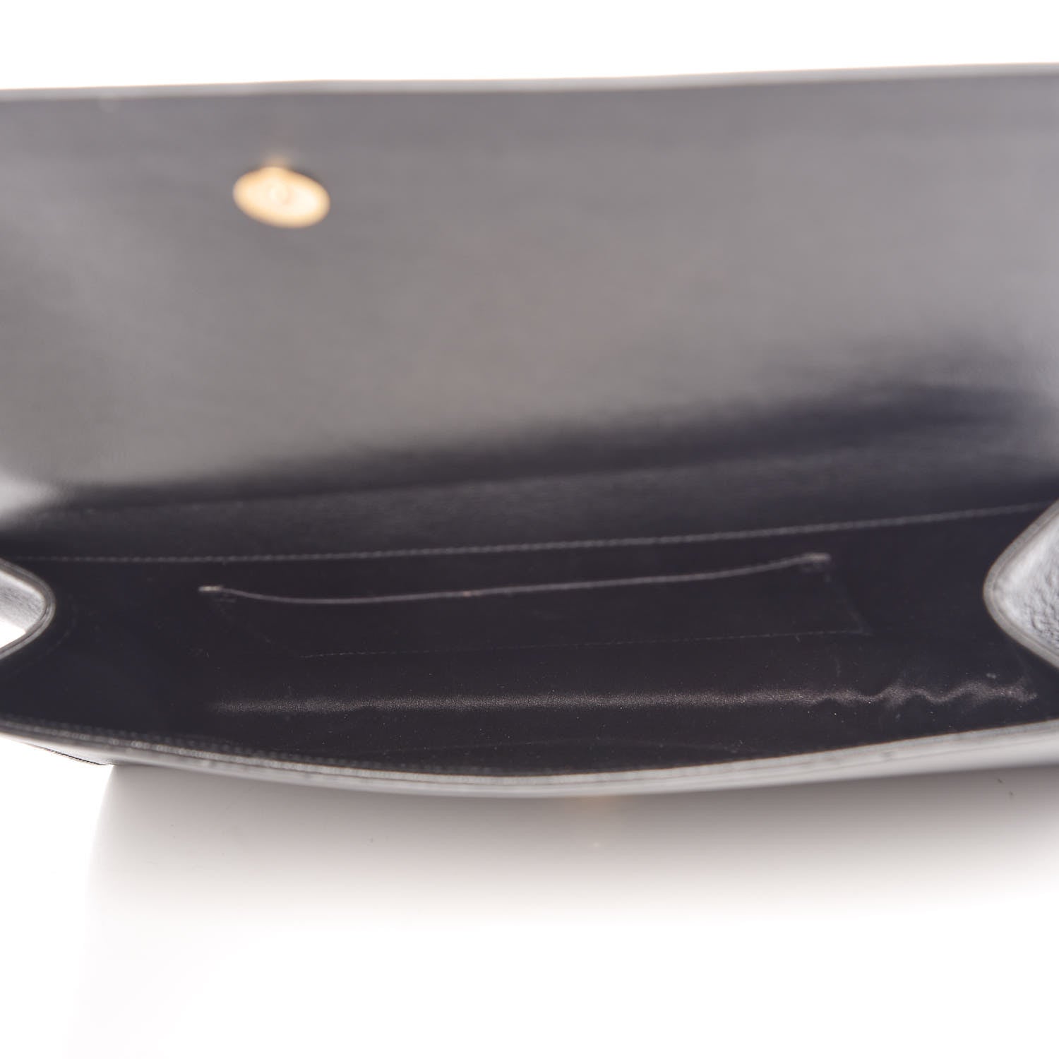 Saint Laurent Calfskin Monogram Large Belle De Jour Clutch Black 5 of 9