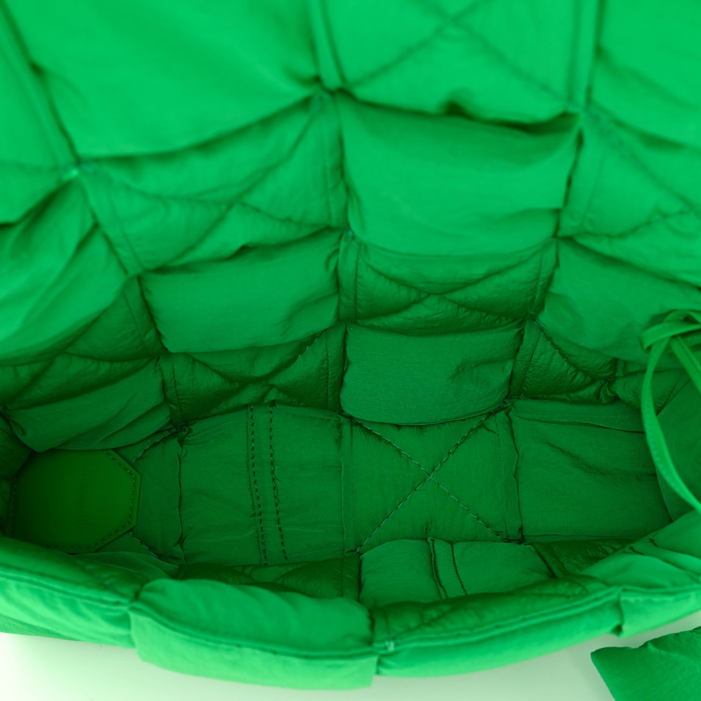 Nylon Intrecciato Padded Tech Cassette Bag Parakeet