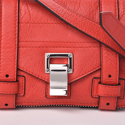 Proenza Schouler Crinkled Calfskin PS1 Mini Zip Crossbody Cardinal 9 of 9