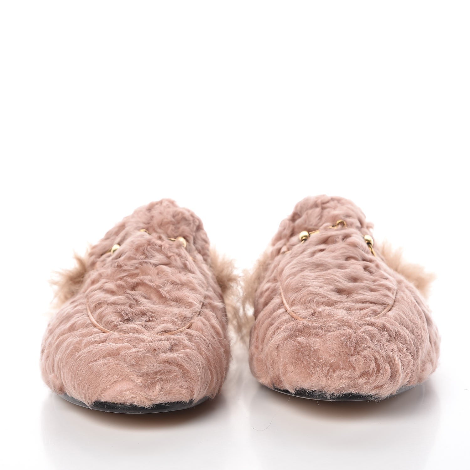 Gucci Shearling Princetown Slippers 40.5 Pink 2 of 8