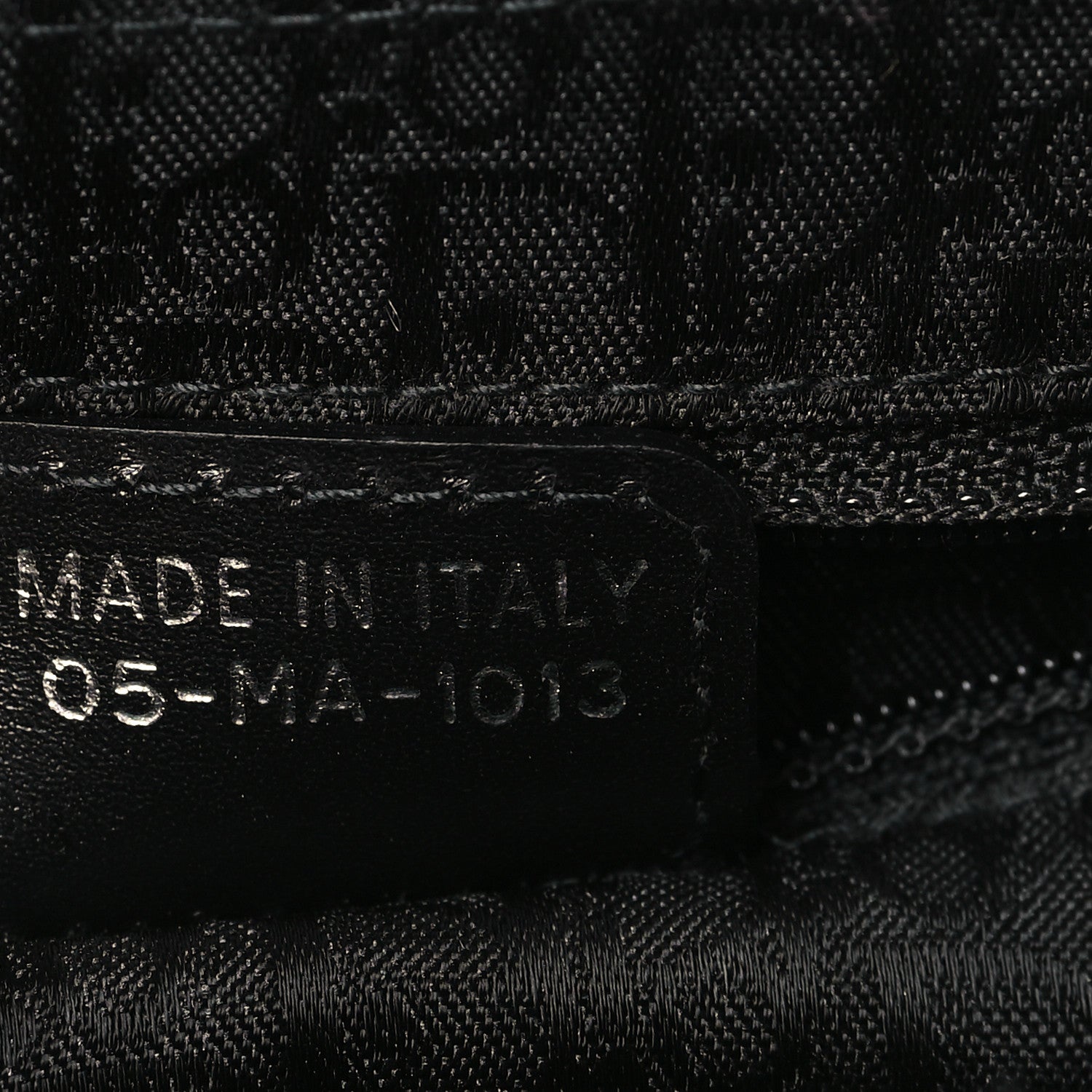 Christian Dior Coated Canvas Crystal Hardcore Bag Black 7 of 11