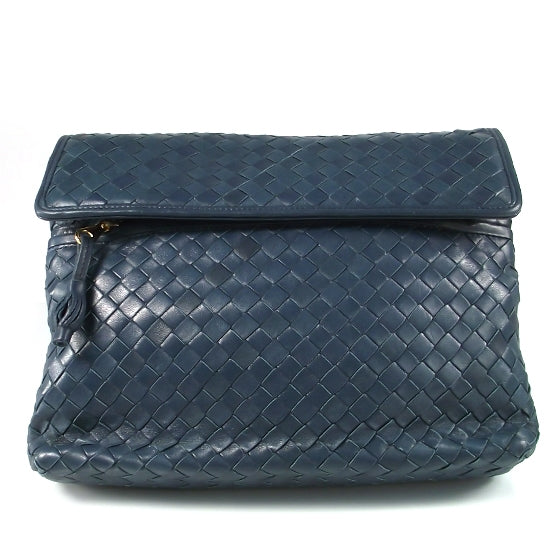 Vintage Woven Leather Shoulder Bag