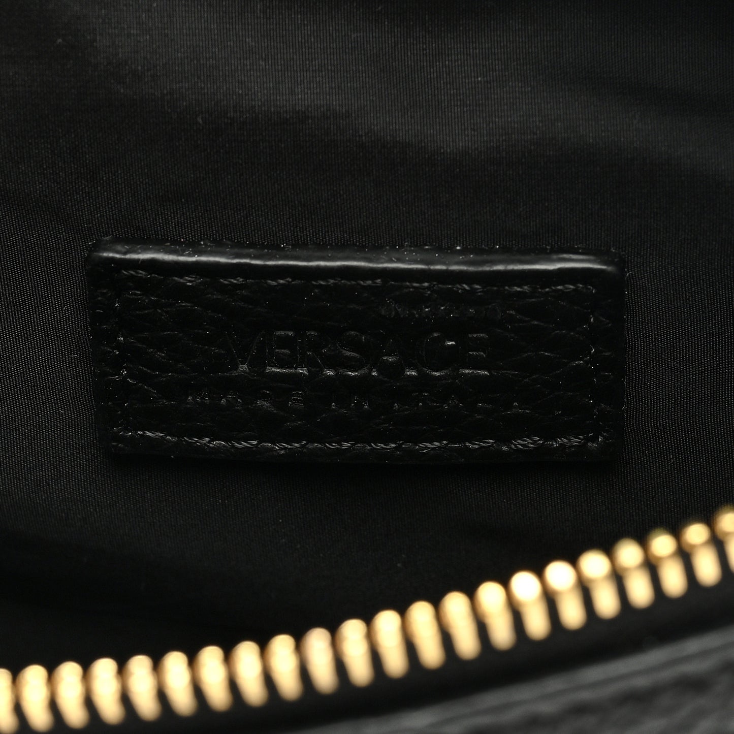Grained Calfskin Vanitas Medea Belt Bag Black