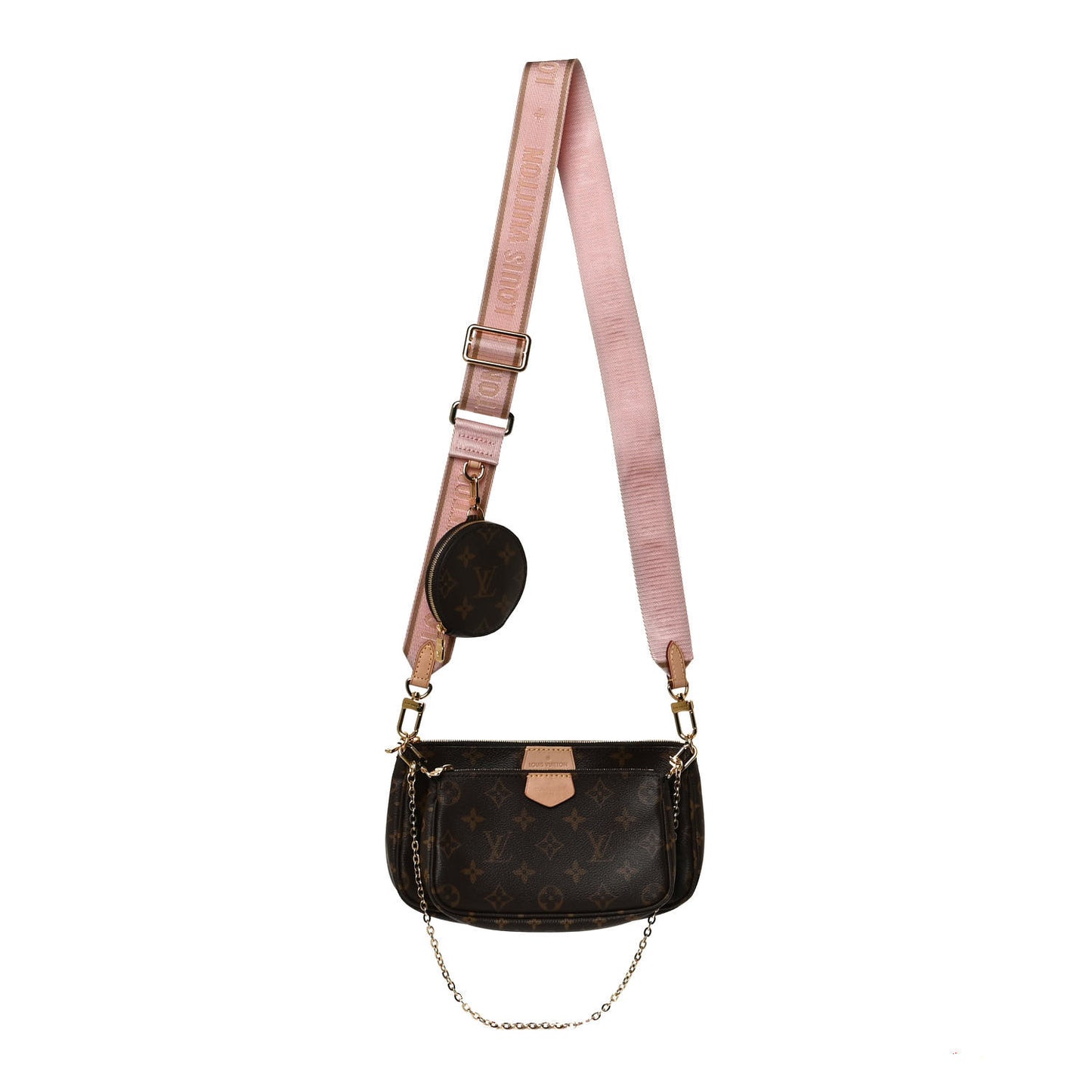 Monogram Multi Pochette Accessories Rose Clair