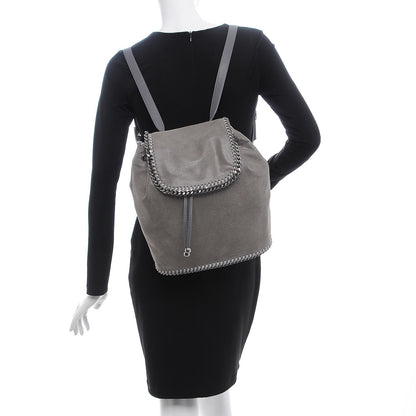 Stella McCartney Shaggy Deer Falabella Backpack Grey 2 of 9