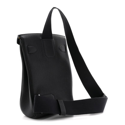 Hermes Togo Hac A Dos PM Backpack Caban Jaune De Naples Feu 3 of 14