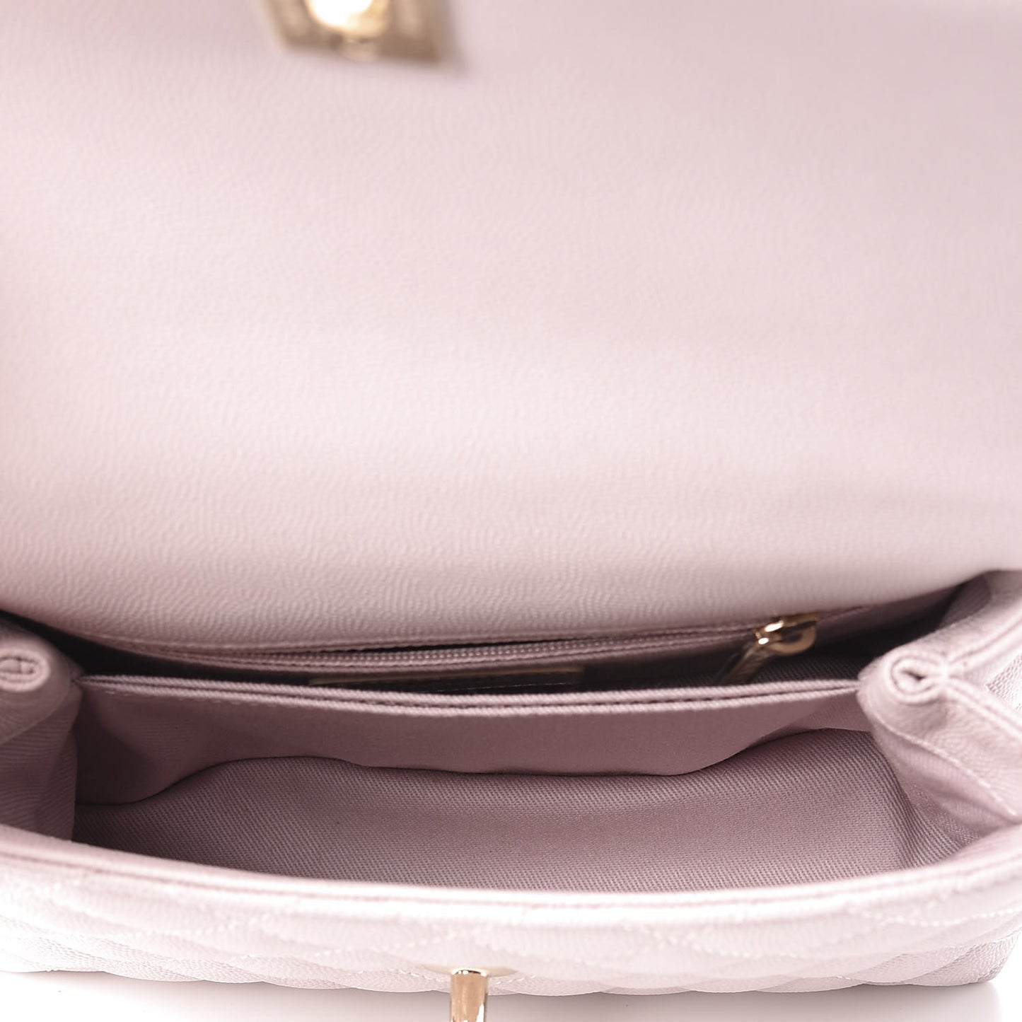 Caviar Quilted Mini Coco Handle Flap Lilas Lilac