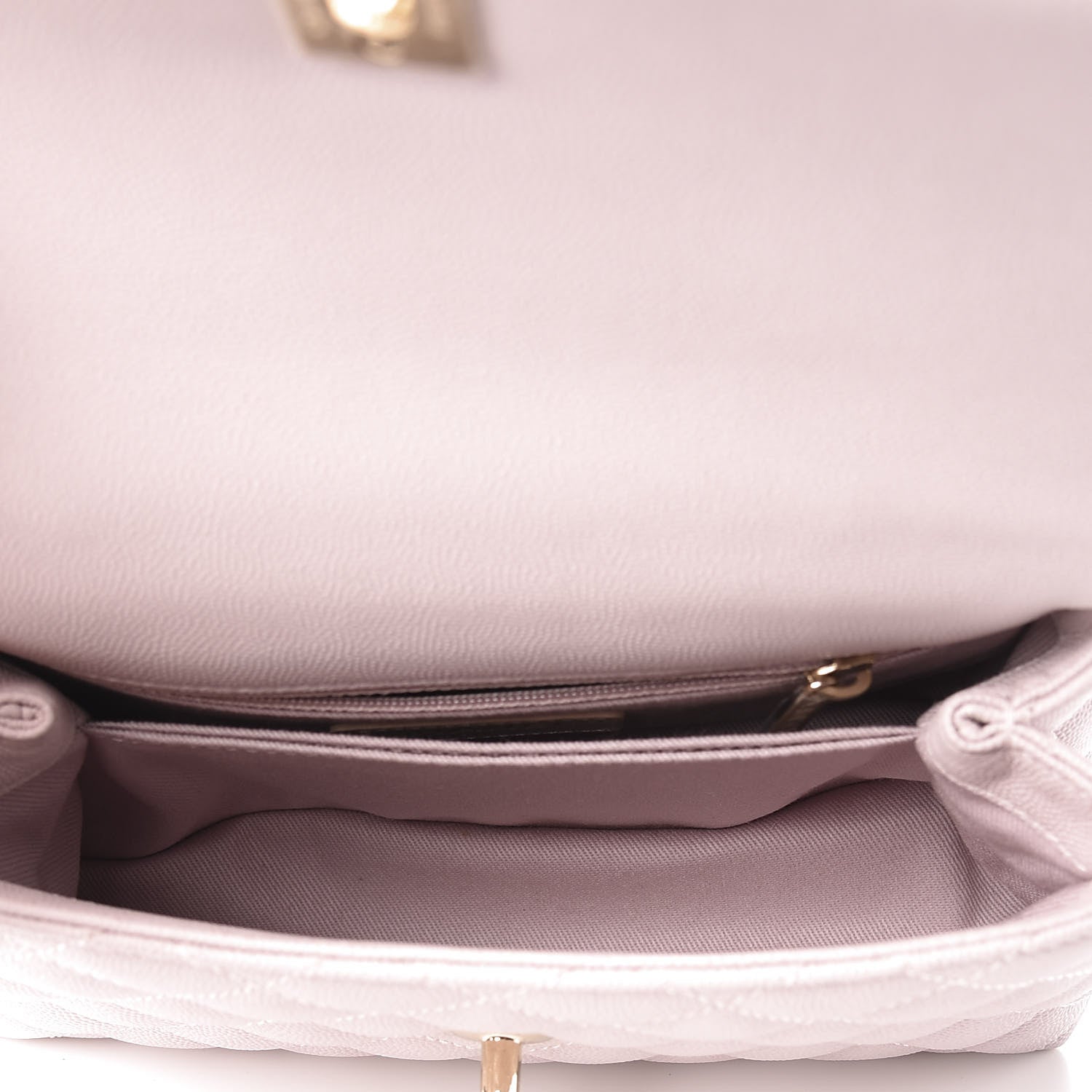 Chanel Caviar Quilted Mini Coco Handle Flap Lilas Lilac 4 of 10