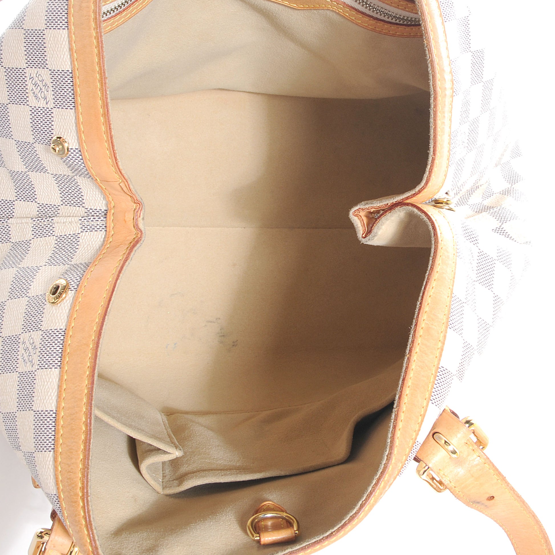 Louis Vuitton Damier Azur Hampstead MM 5 of 11