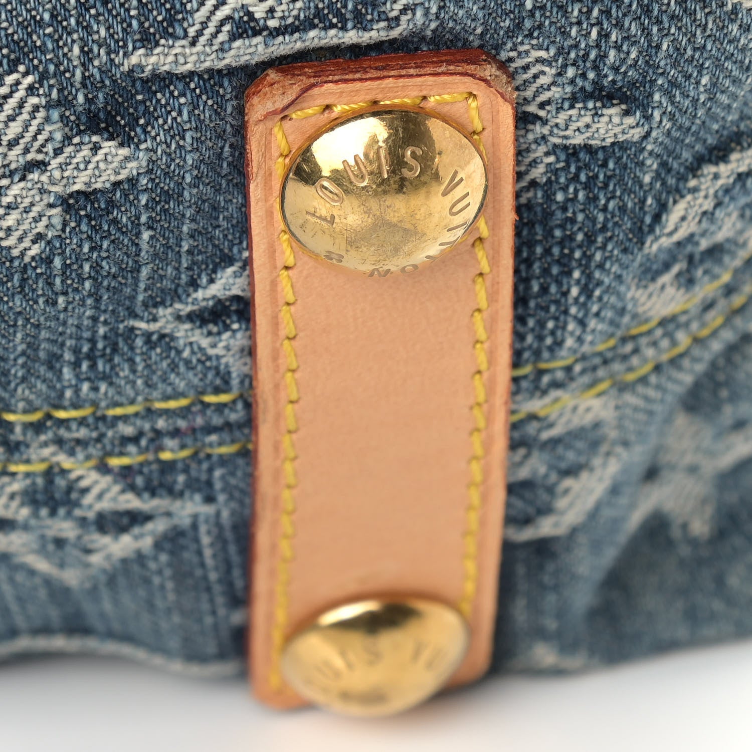 Louis Vuitton Denim Baggy GM Blue 13 of 15