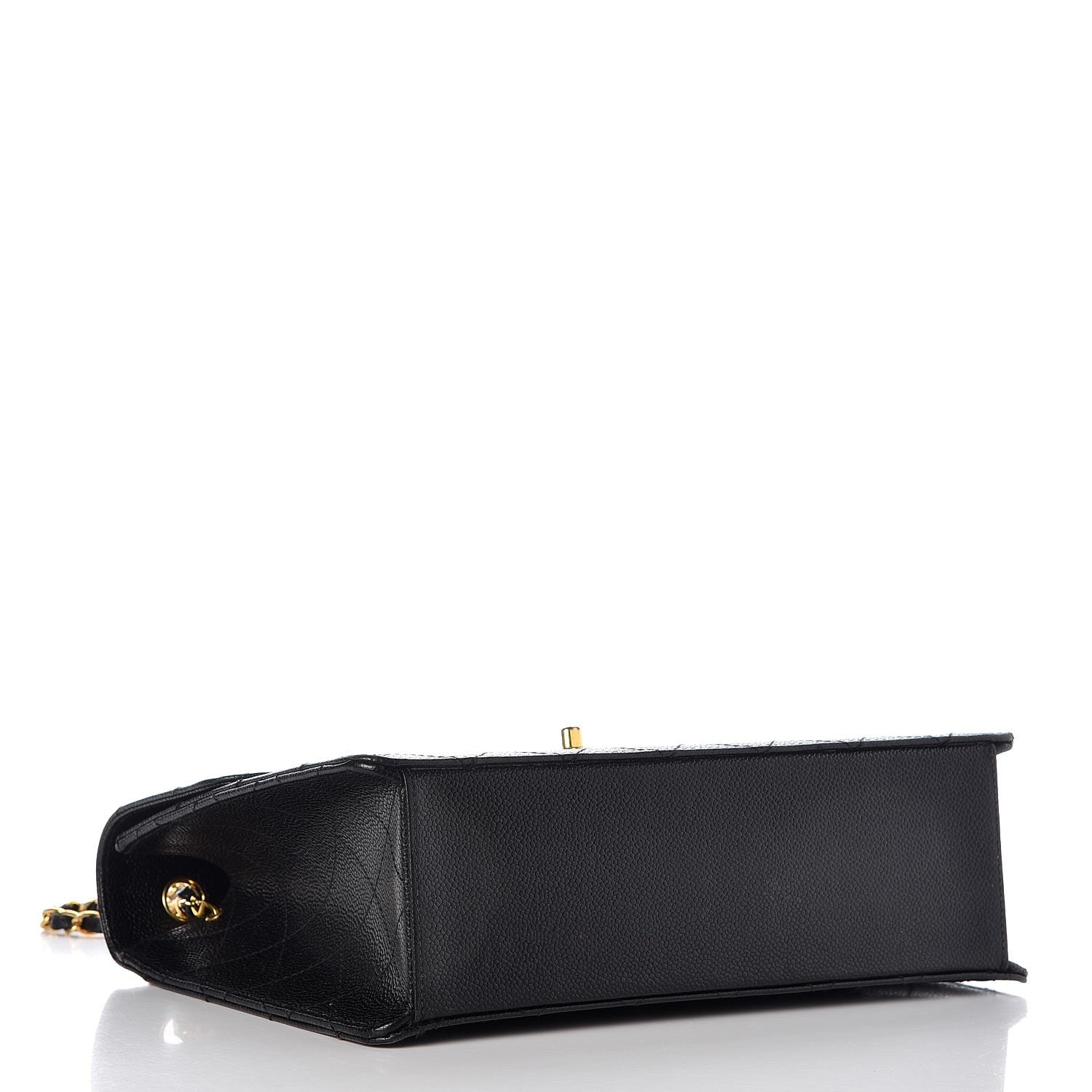 Chanel Caviar Stitch Jumbo Single Flap Black 4 of 10