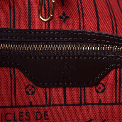 Louis Vuitton Damier Ebene Neverfull MM 6 of 7