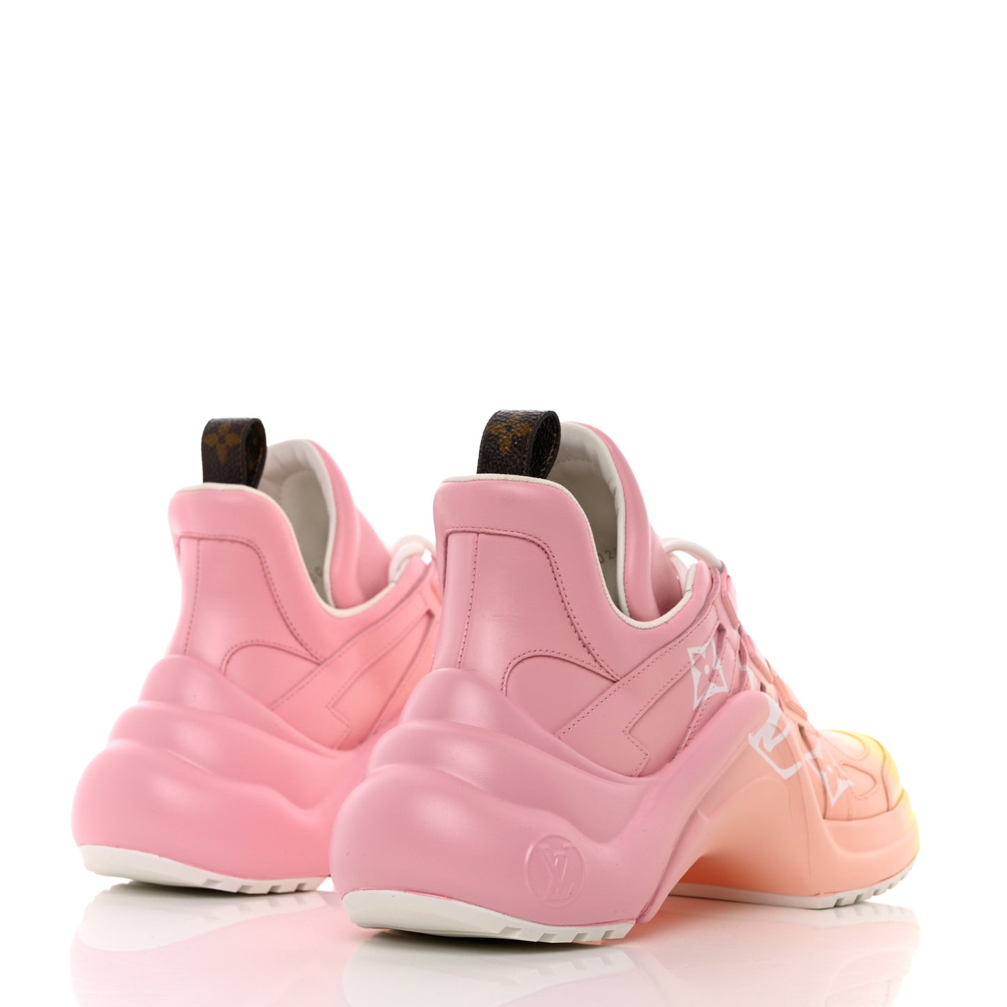 Calfskin LV Archlight Sneakers 37.5 Pink