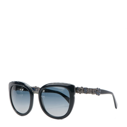 Chanel CC Butterfly Fall Sunglasses 5356 Dark Blue 1 of 5