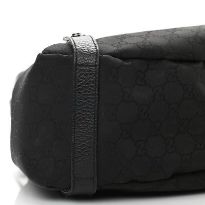 Gucci Nylon Monogram Medium Abbey Shoulder Bag Black 8 of 9