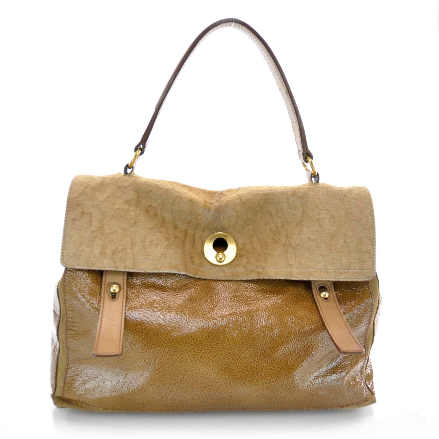 Patent Croc Pony Fur Muse Two
