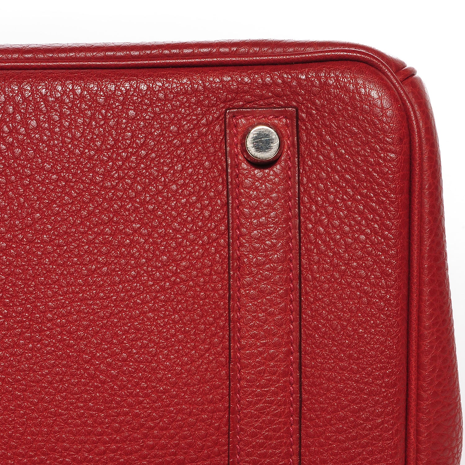Hermes Togo Birkin 35 Rouge H and Ebene 6 of 24