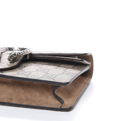 Gucci GG Supreme Monogram Super Mini Dionysus Shoulder Bag Taupe 8 of 10