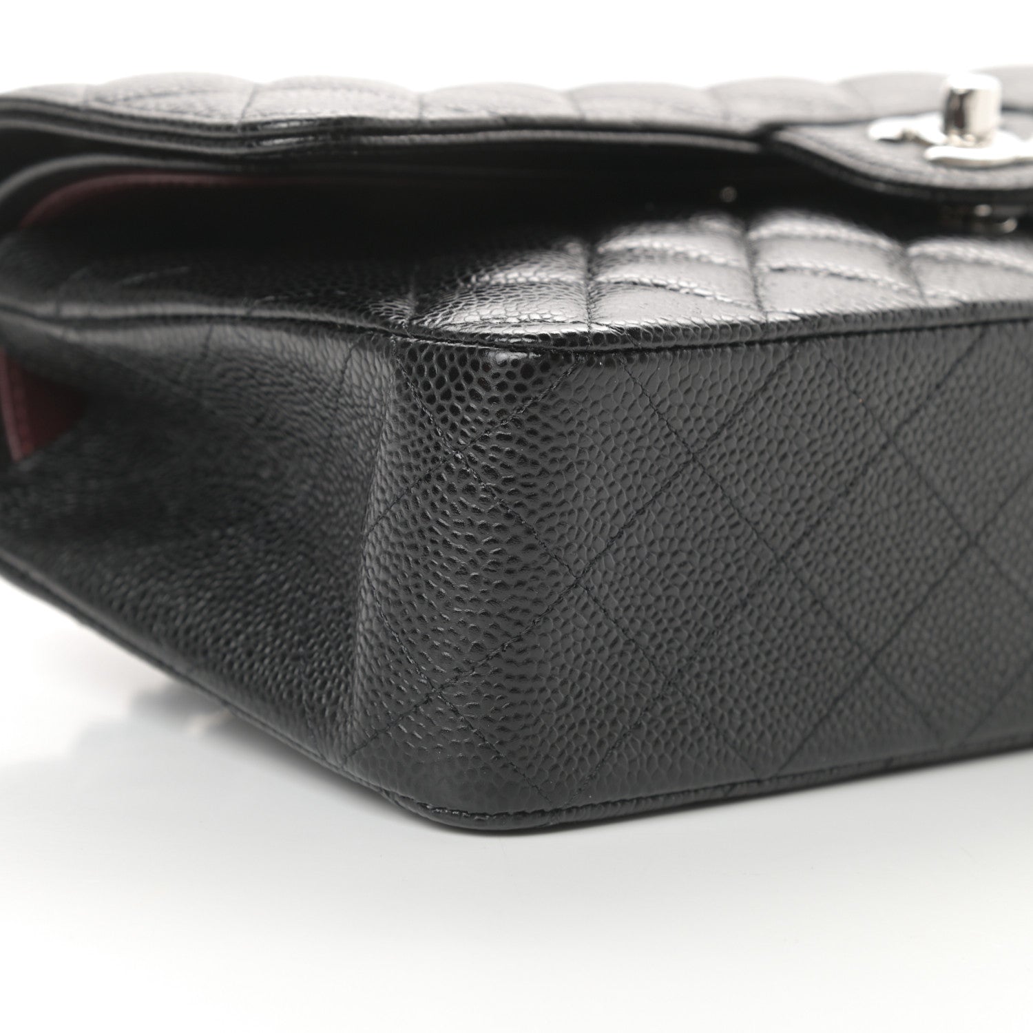 Chanel Caviar Quilted Medium Double Flap Black 9 of 11