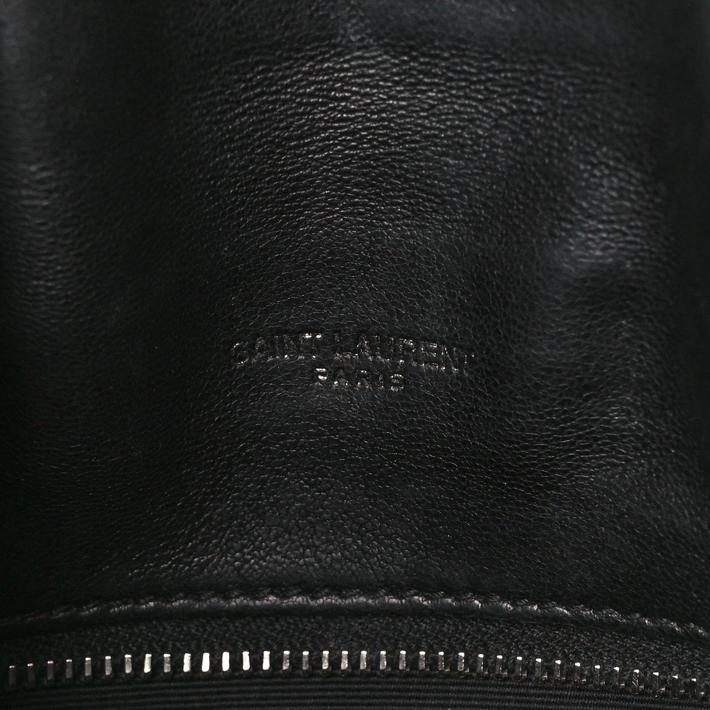 Lambskin Quilted Toy Loulou Puffer Monogram Chain Satchel Black