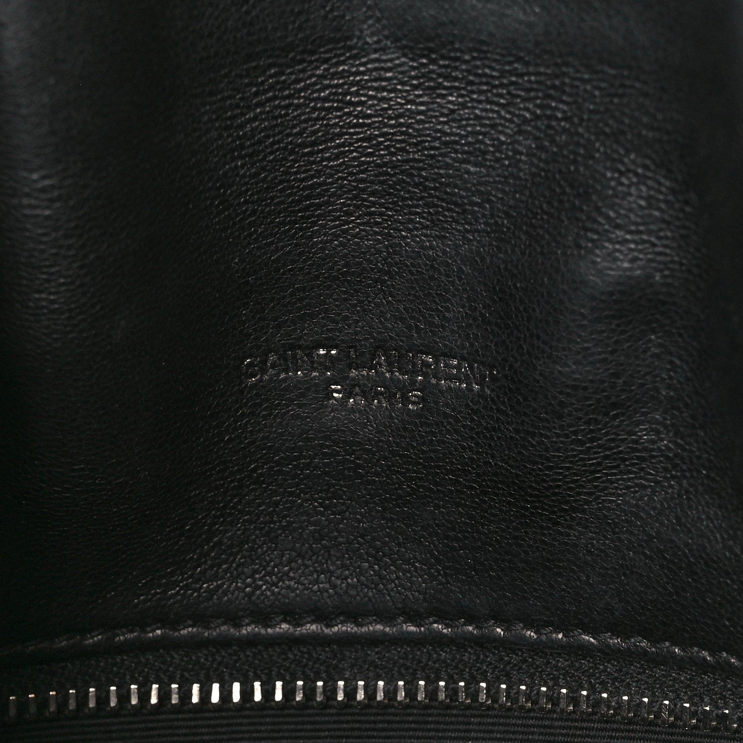 Saint Laurent Lambskin Quilted Toy Loulou Puffer Monogram Chain Satchel Black 7 of 11