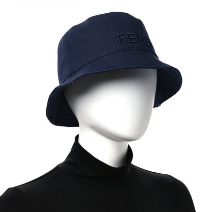 Fendi Denim FF Reversible Bucket Hat M Blue 2 of 16