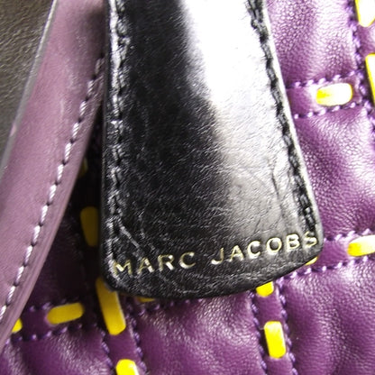 Marc Jacobs Leather Quilted Grainne Abby Purple 10 of 12