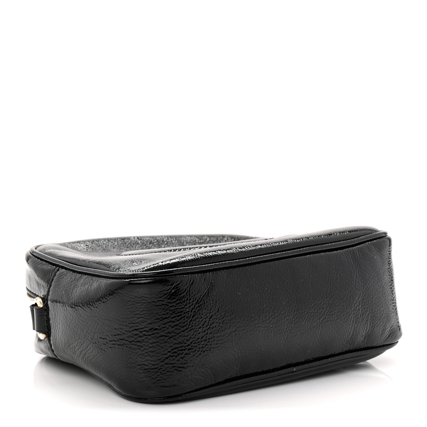 Gucci Soft Patent Small Soho Disco Bag Black 4 of 10