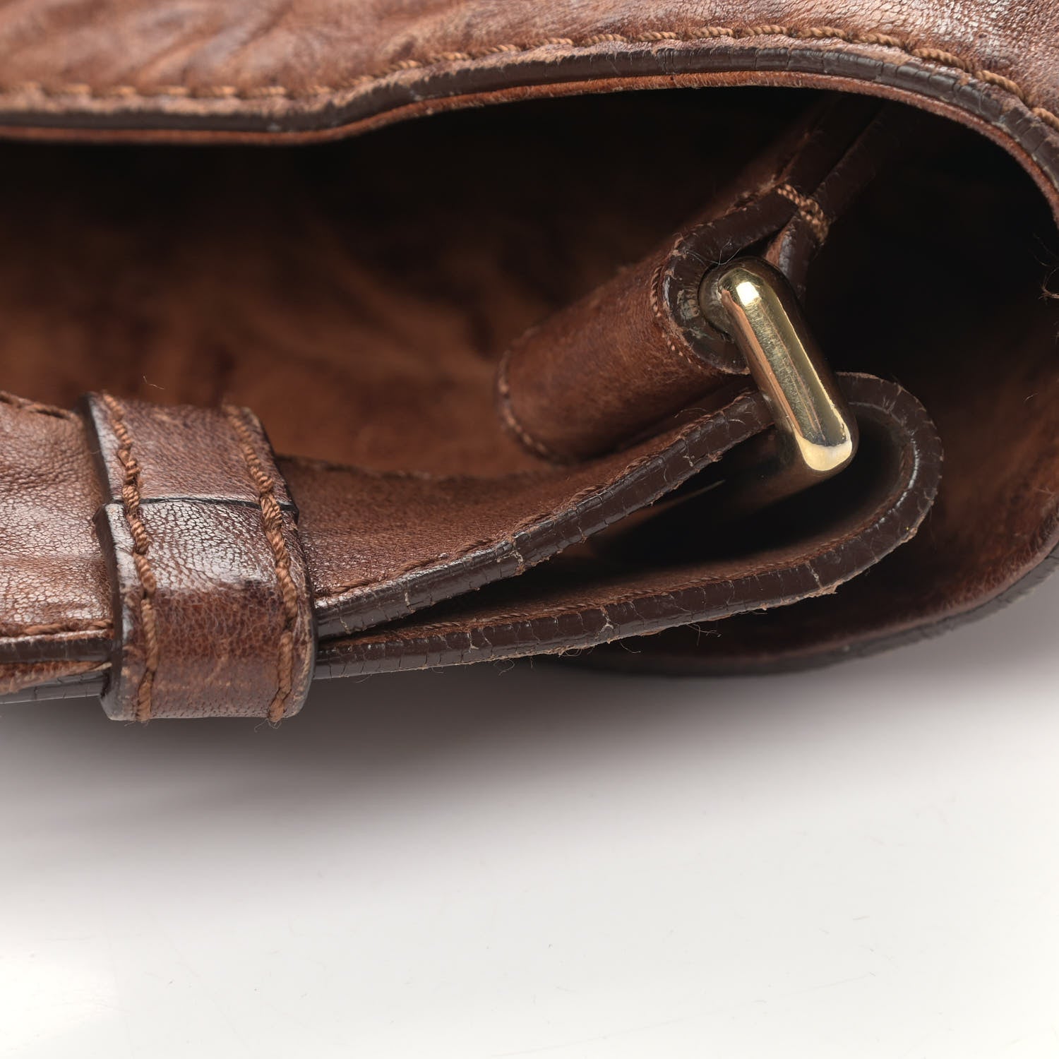 Givenchy Tumbled Sheepskin Moyen Hobo Brown 6 of 7