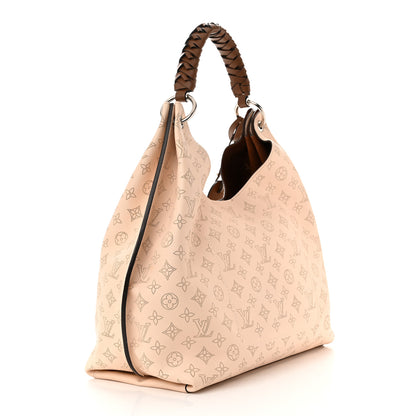 Louis Vuitton Mahina Carmel Hobo Creme 3 of 11