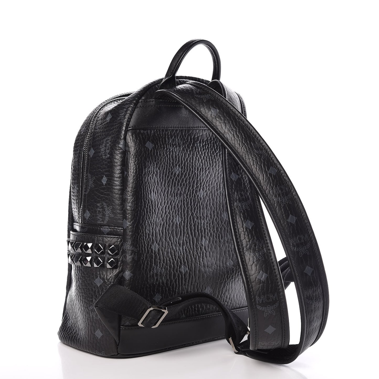 Visetos Small Side Stud Stark Backpack Black