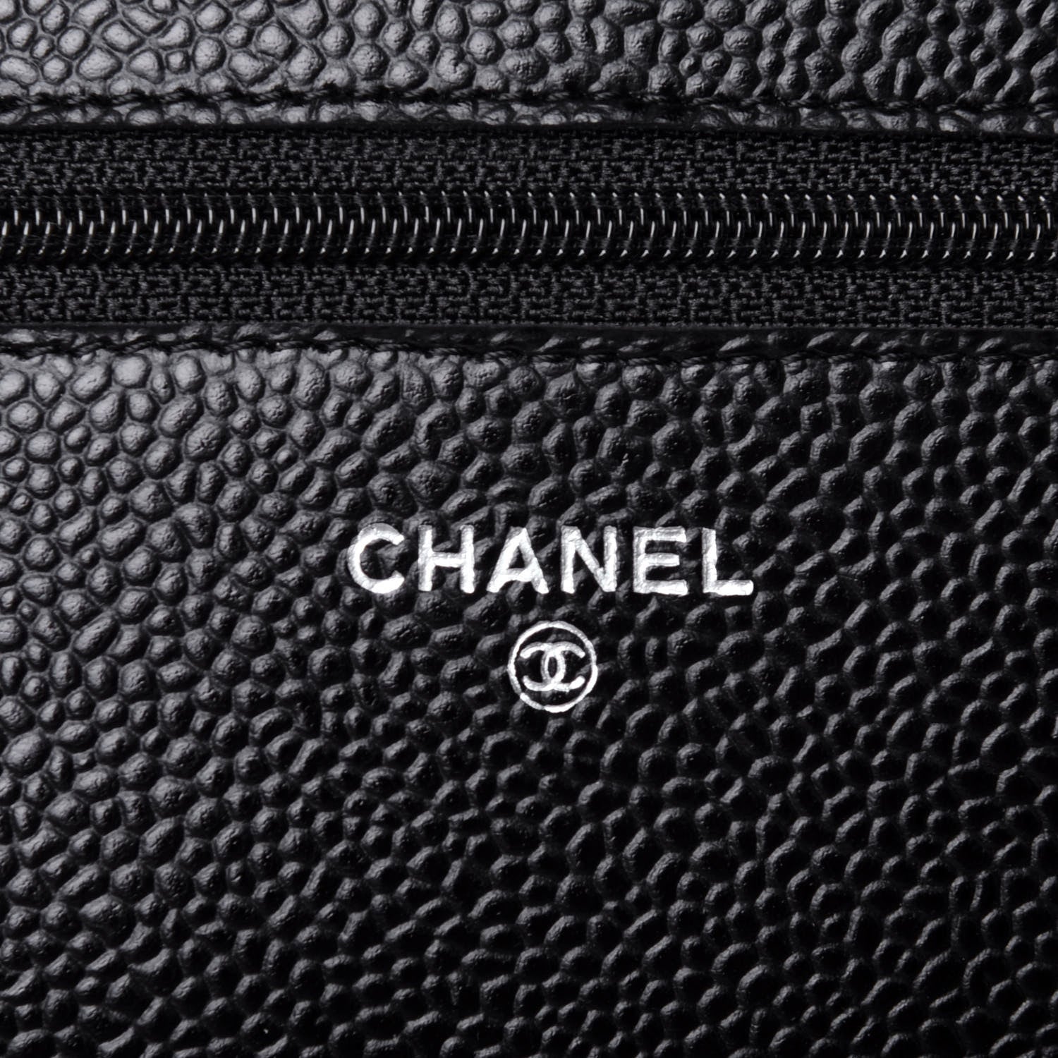 Chanel Caviar Quilted Wallet On Chain WOC Black 6 of 12