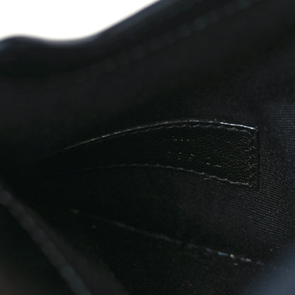 Saint Laurent Smooth Shiny Calfskin Monogram Uptown Pouch Black 8 of 10