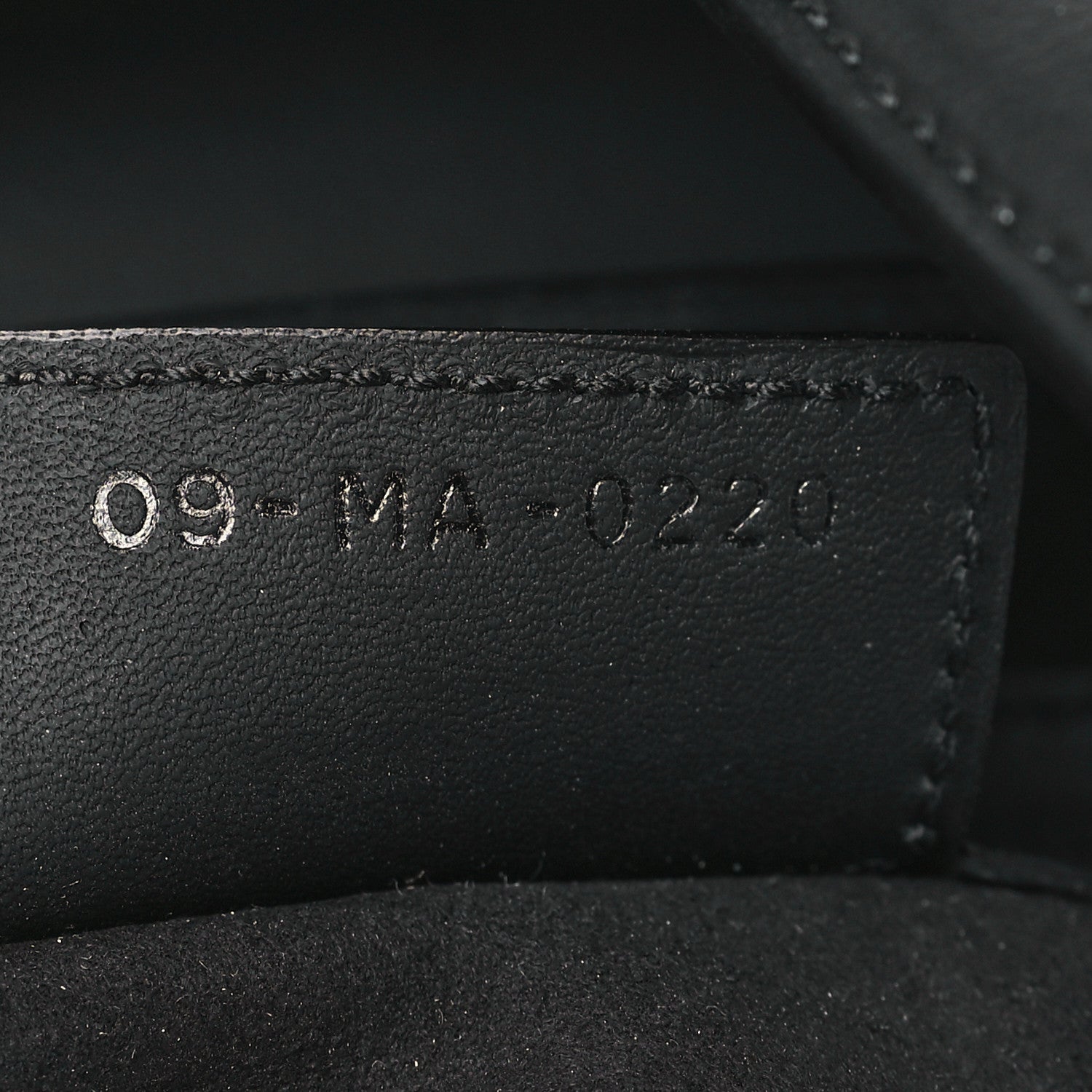Christian Dior Ultra Matte Calfskin Saddle Bag Black 7 of 10