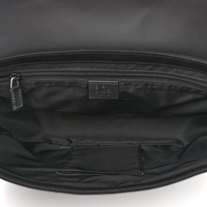 Gucci Techno Canvas Web Flap Messenger Bag Black 4 of 9