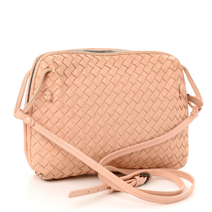 Bottega Veneta Nappa Intrecciato Nodini Crossbody Messenger Nude 3 of 15
