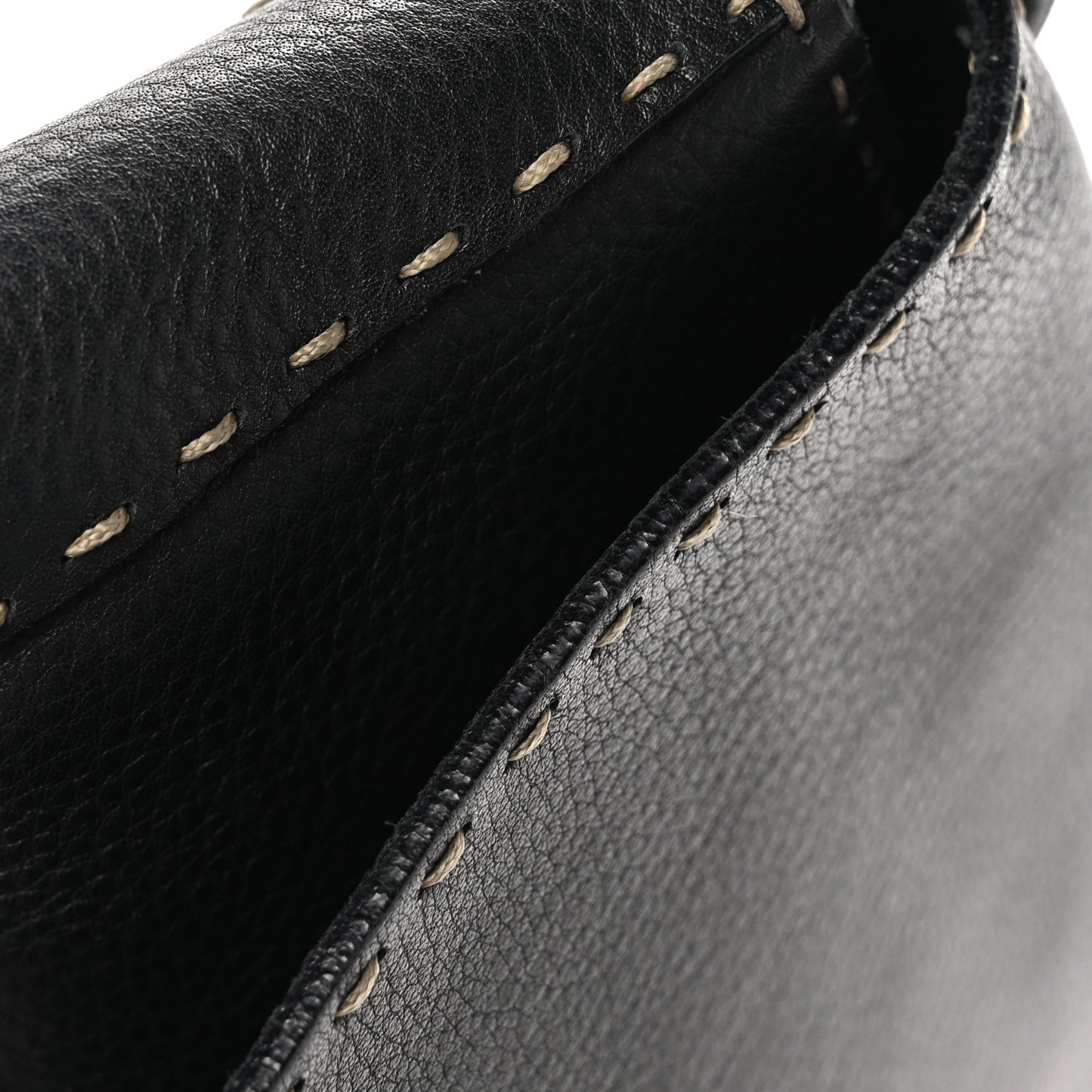 Calfskin Romano Selleria Forever Mama Baguette Black