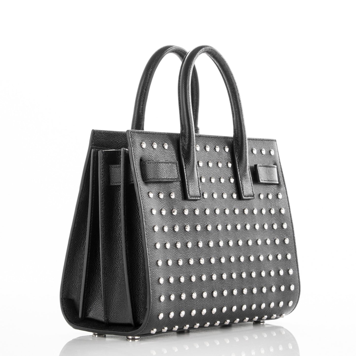Grain De Poudre Studded Nano Sac De Jour Black