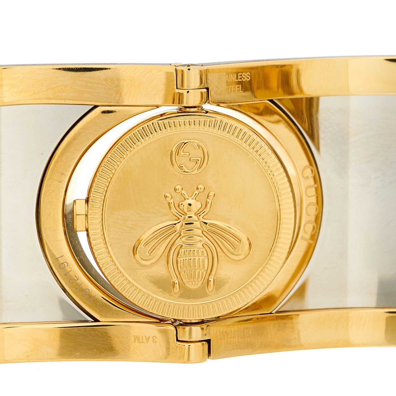 Gucci Stainless Steel Calfskin 33mm Twirl Quartz Watch 4 of 4