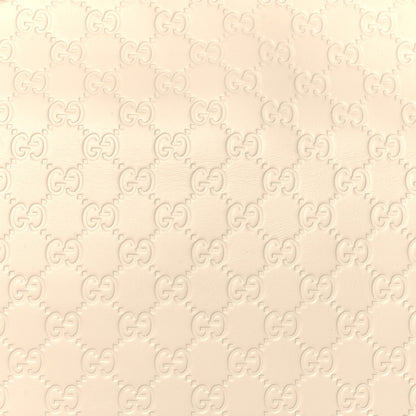 Gucci Guccissima Signature Large Shoulder Tote Bag Mystic White 8 of 10